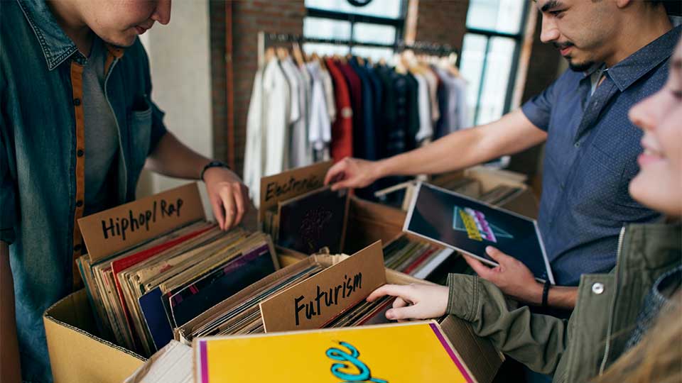 Record shop event