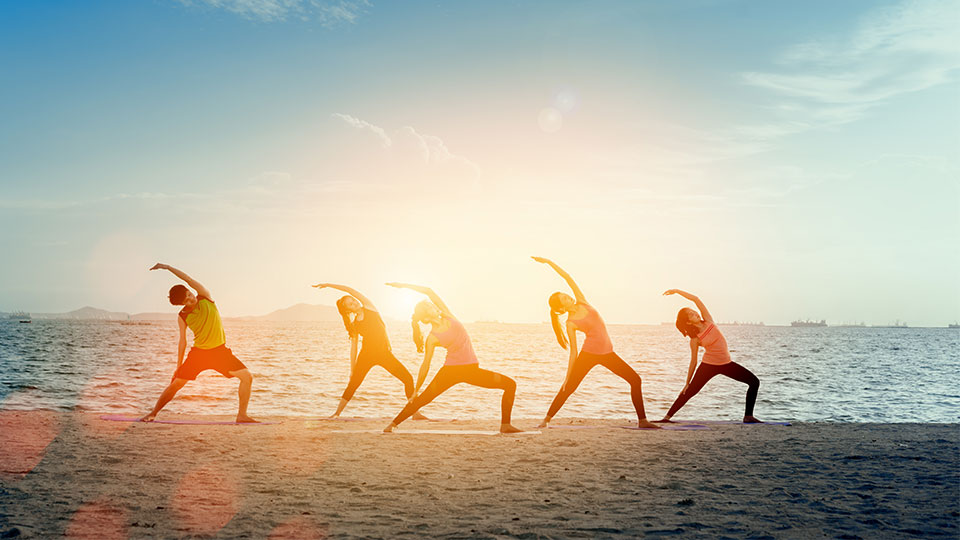 Yoga class