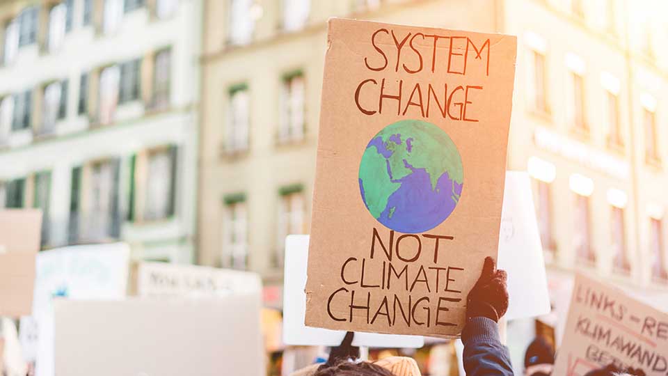 Climate change poster