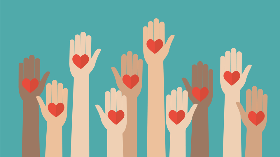 hands with hearts