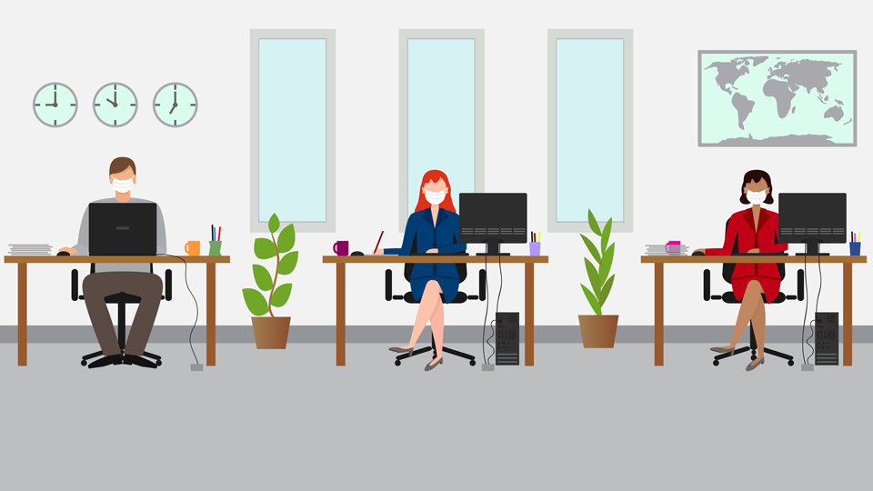 office animation