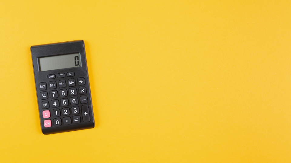 black calculator
