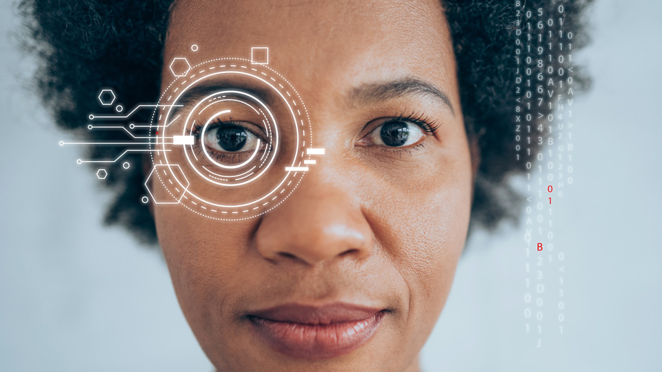 face with code