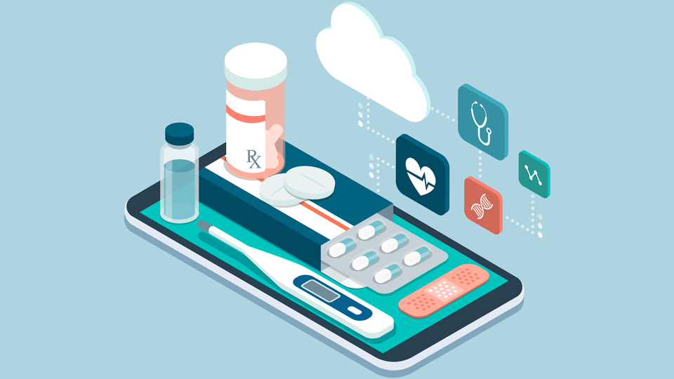 phone and medicine