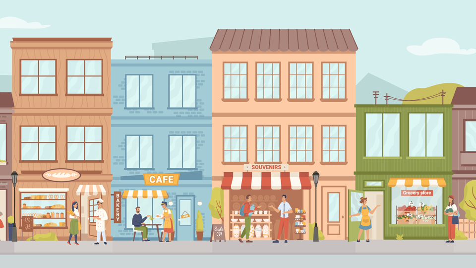 high street animation