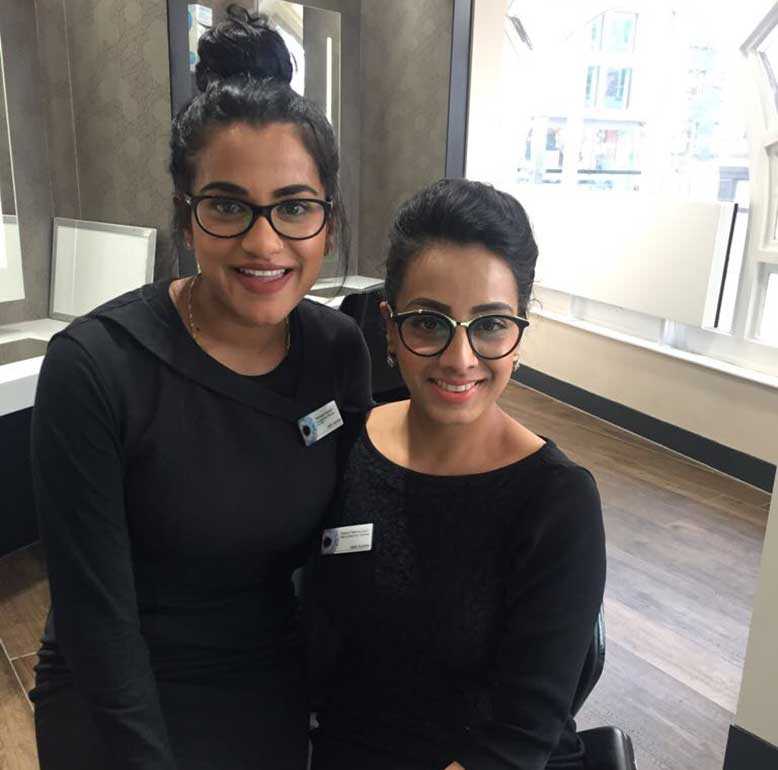 Abbi Vasanth and Roshni Patel
