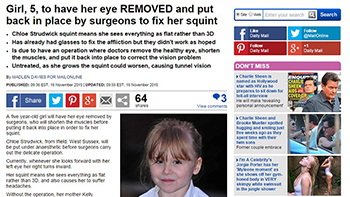 Erroneous eye surgery article causes a stir