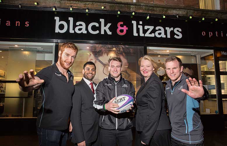 Glasgow Warriors rugby players