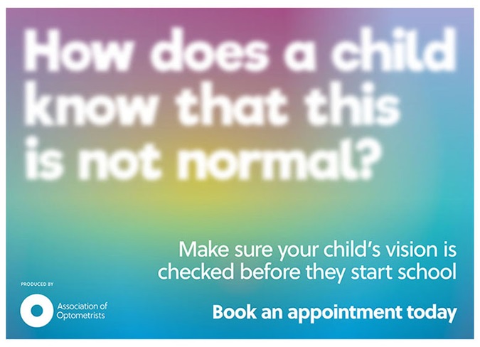 Childrens eye health poster