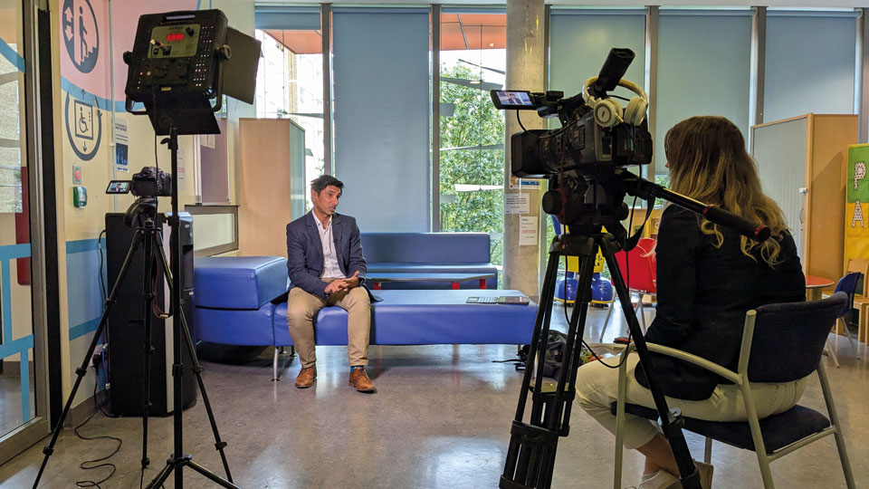 Moorfields filming