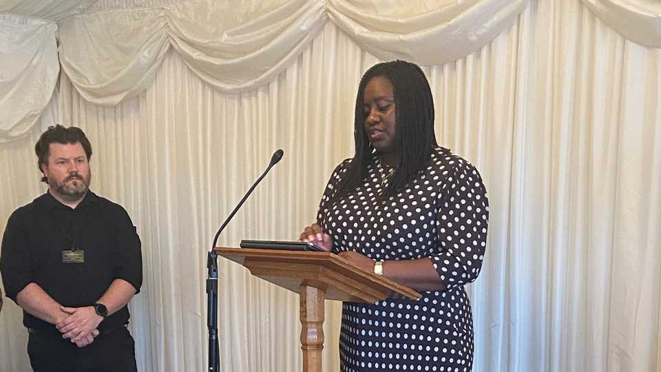 Marsha de Cordova, MP for Battersea and co-chair of the All Party Parliamentary Group on Eye Health and Vision Impairment