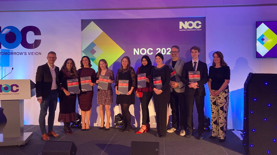The graduates of LOCSU’s Leadership Course for Optical Professionals, who received their certificates at the National Optical Conference dinner on Monday 13 November.